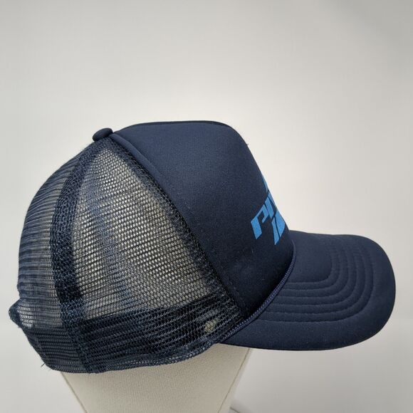 Pivot Cycles Snapback Rope Trucker Hat Blue One Size Mesh Back HG - Picture 4 of 8